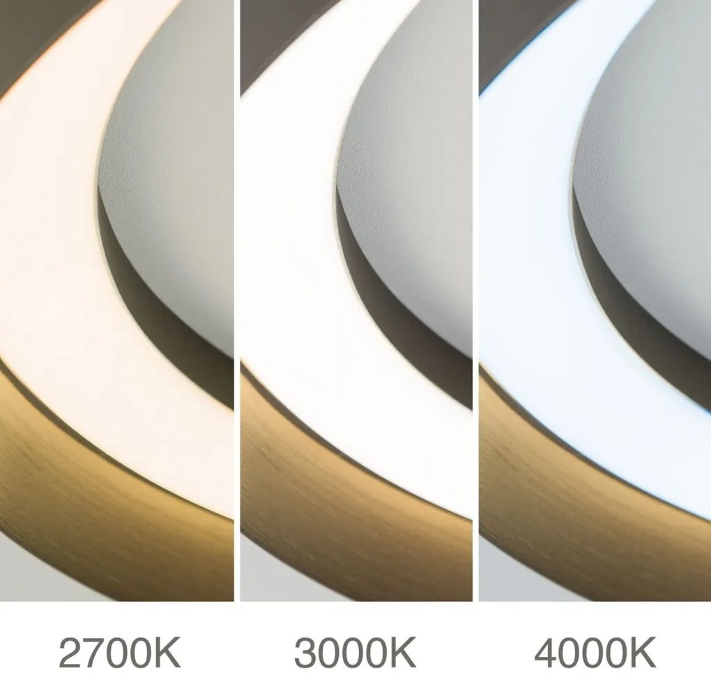 Plafoniera LED design circular MANTA D-60cm bronz