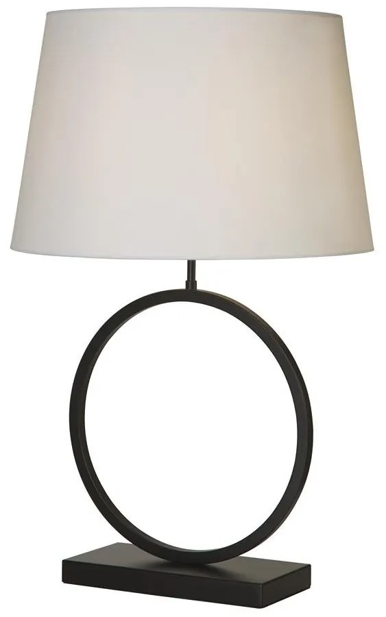 Veioza/Lampa de masa decorativa Elegant negru/alb