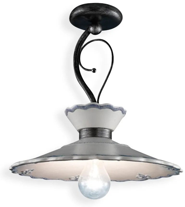 Lustra design clasic realizata manual din ceramica RAVENNA 31cm