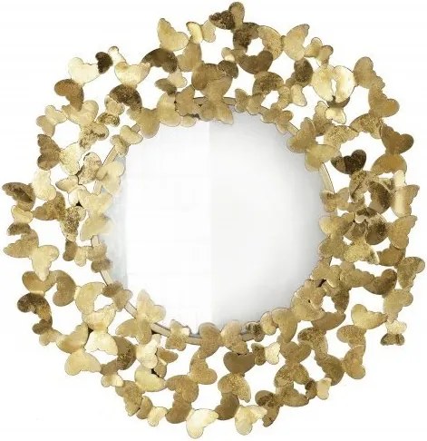 Oglinda de perete decorativa Butterfly 78cm gold