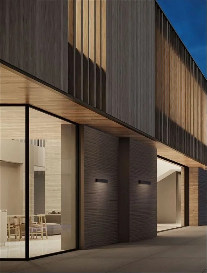 Aplica perete exterior LED IP65 ALLURE negru