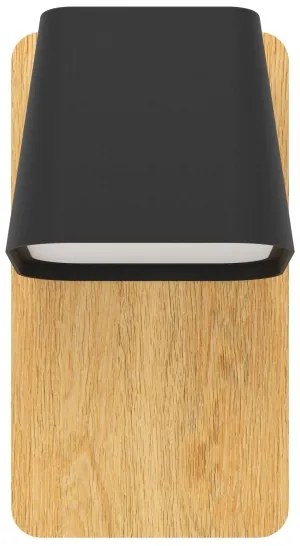 Aplică Eglo 390009 RUSCIO 1xE27/40W/230V negru/maro