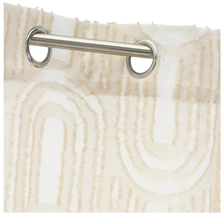 Perdea bej 140x260 cm Relief Arch – Casa Selección