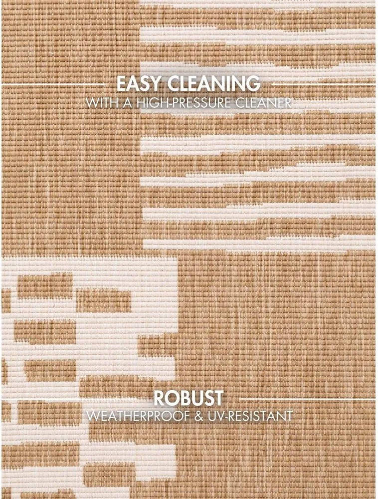 Covor pentru exterior și interior crem/în culoare naturală 200x300 cm Haringey Acacia – Ted Baker