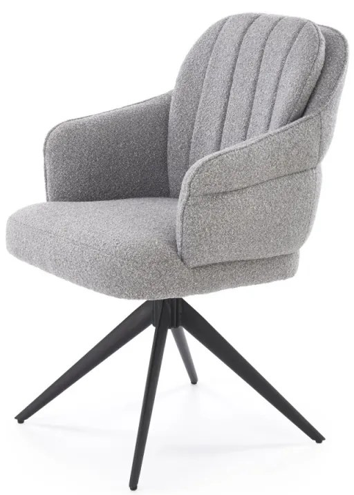 Scaun K570 stofa gri H92 cm