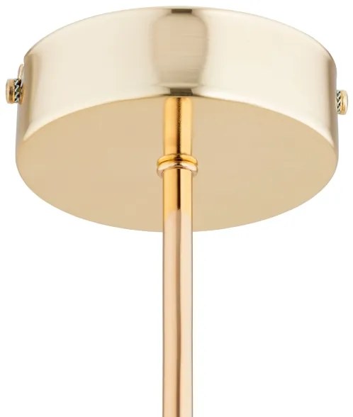 Lustră pe tijă FOTON 4xE14/40W/230V aurie/albă