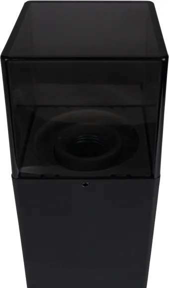 Lampă de exterior 1xE27/40W/230V IP44 80 cm neagră/fumurie
