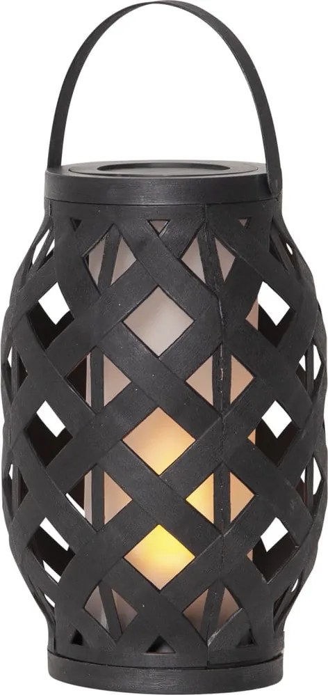 Felinar Star Trading Flame Lantern, înălțime 23 cm, negru