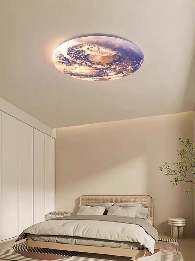 Lustra LED Plafoniera, Elit's, Pamant, 48W lumina calda ,rece si neutra