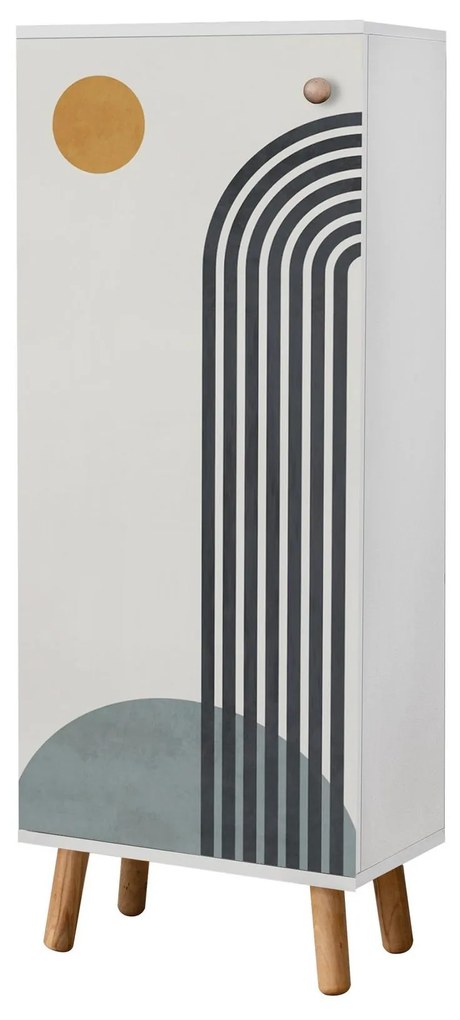 Mobilier Hol Beside 2 (alb + gri) . 1094019