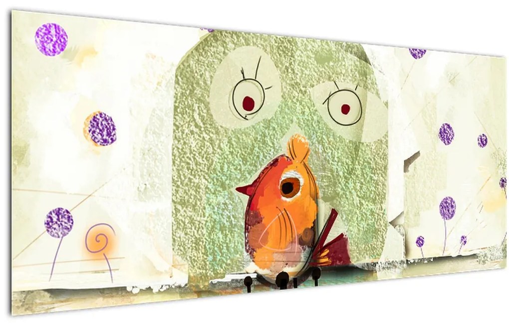 Tablou - Sufletul unei păsări (120x50 cm)