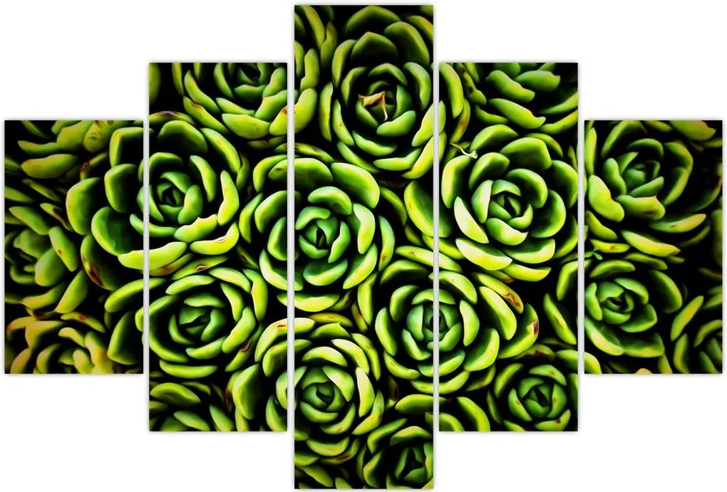 Tablou cu flori de piatră (150x105 cm)