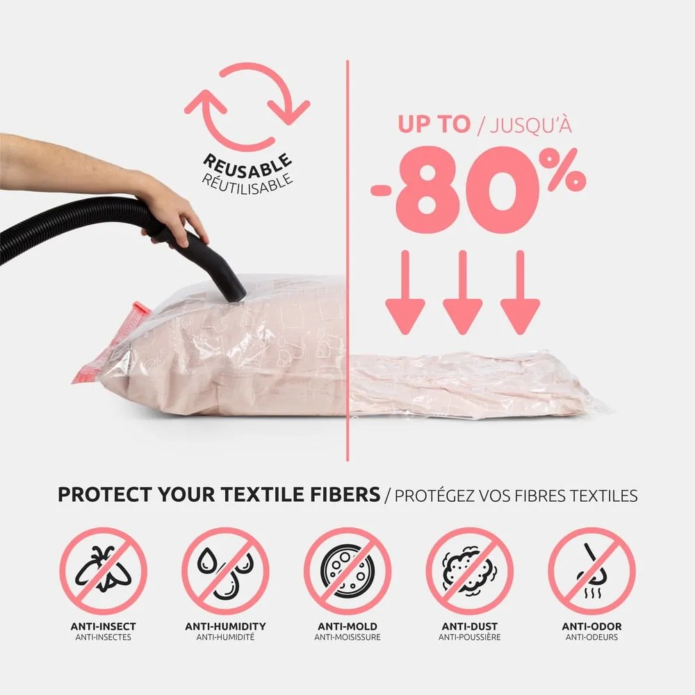 Saci de vidat 3 buc. Space Save M/L – Compactor