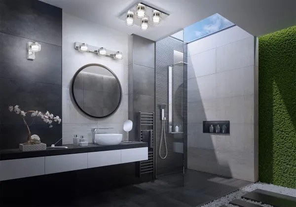 Osram - Aplica LED de perete pentru baie ORBIS FLAME 3xLED/5,5W/230V IP44 crom