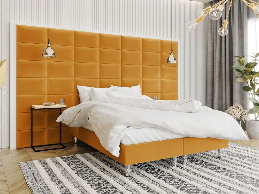 Panou de perete tapițat Pazara 50x30 (manila 32). Promo -19%. 1054365