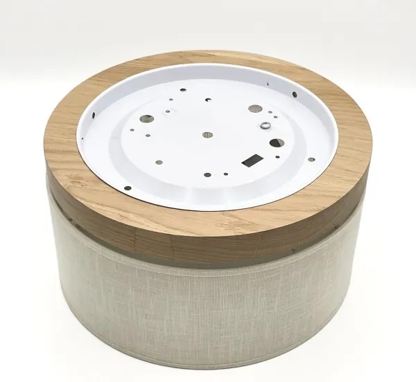 Plafonieră Brilagi BELLADONNA 1xE27/15W/230V d. 30 cm crem/stejar