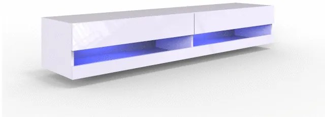 Mobilier living Ziggy III (negru + negru lucios). 1123290