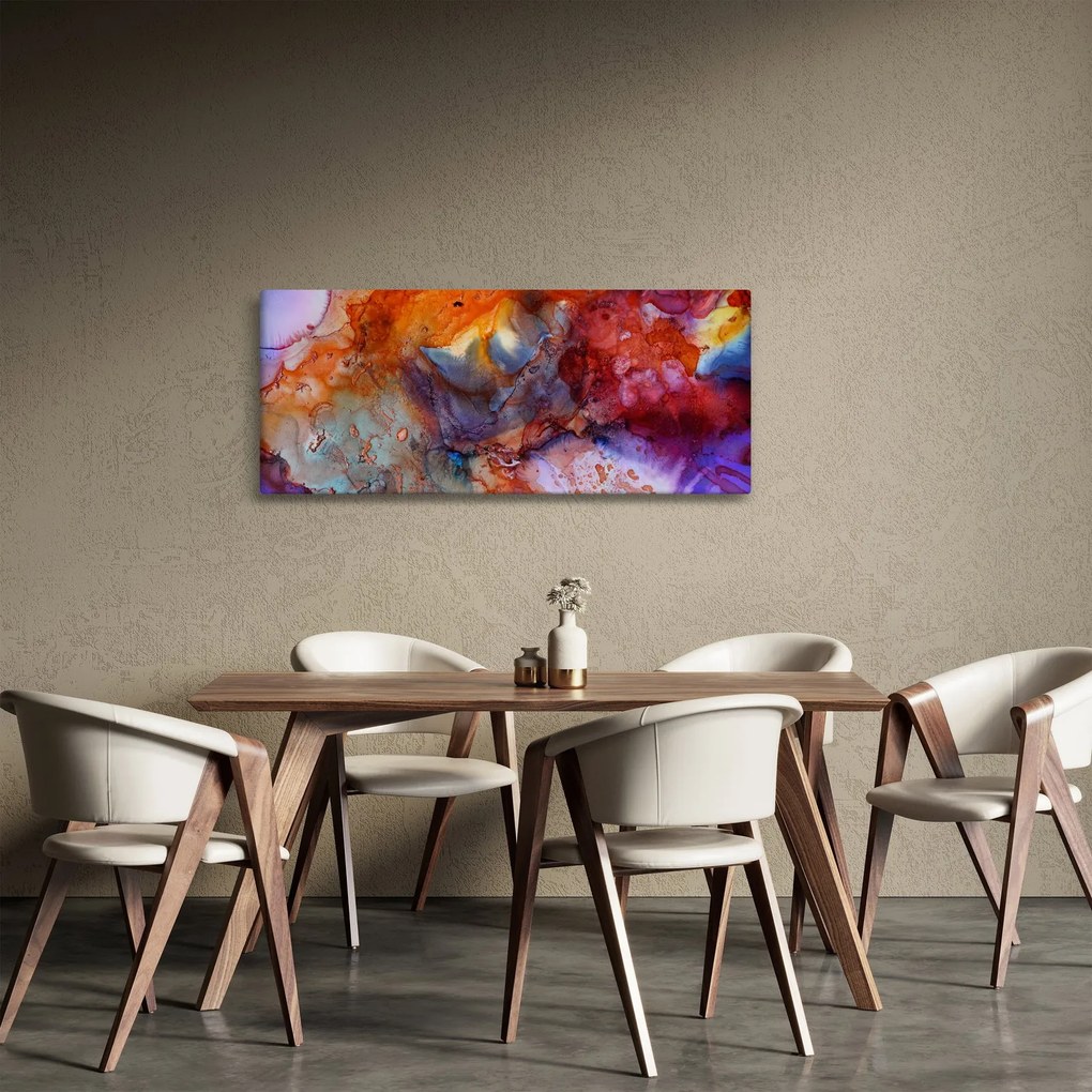 Tablou - Abstract Ink Art (120x50 cm)