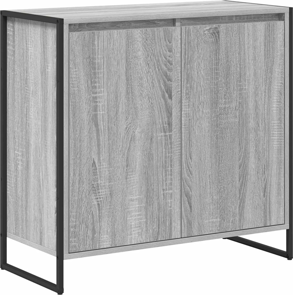 vidaXL Dulap lateral Gri Sonoma 79 x 36 x 75 cm Lemn compozit
