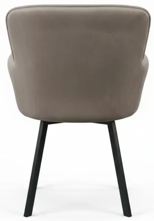 Scaun de sufragerie AMELIA taupe