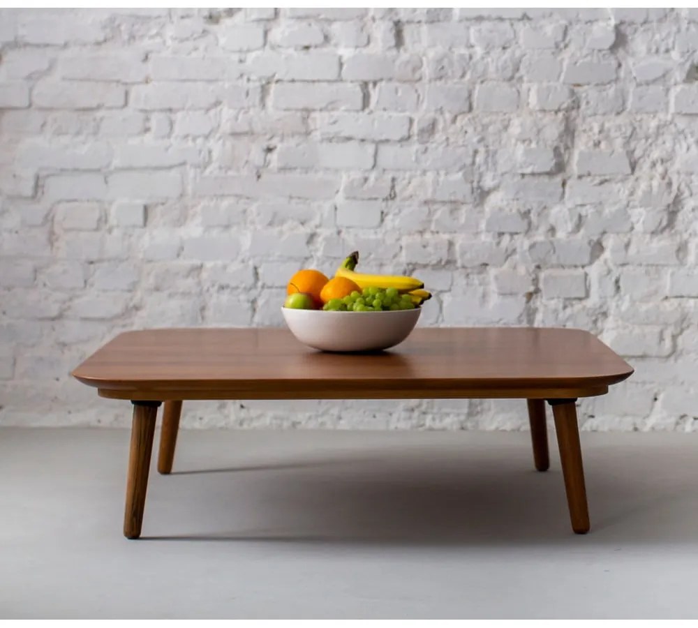 Măsuță de cafea din lemn de frasin Ragaba Contrast Tetra, natural, 110 x 110cm