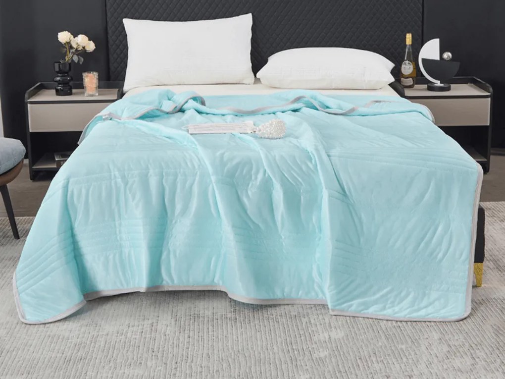 Pilota de vara racoritoare CELIA, menta Dimensiune: 160 x 200 cm