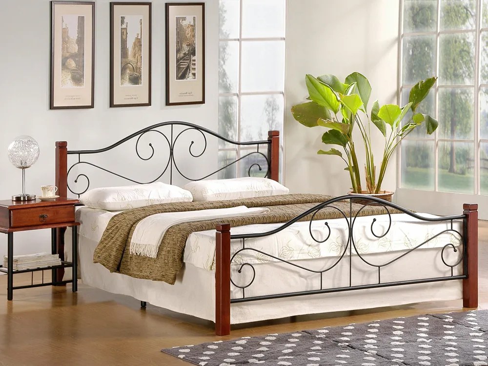 Pat de o persoană 120 cm Violetta 120 (cu somieră). Promo -6%. 796388