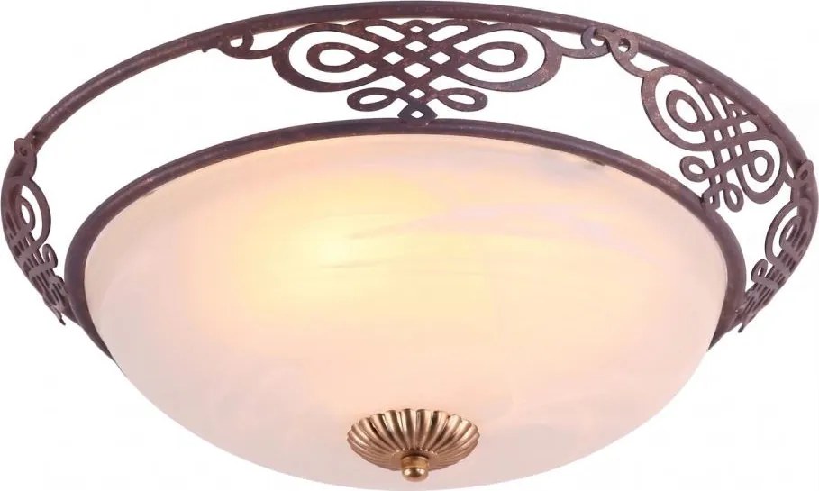 Brilagi - Lampă de tavan FRESCO 3xE27/40W/230V Ø 48 cm maro
