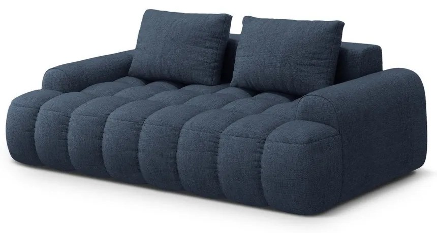 Canapea albastru-închis 200 cm Linz – Cosmopolitan Design