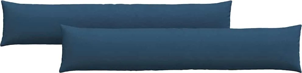 vidaXL Perne pentru canapea 2 pcs albastru 200 x 40 cm țesătură