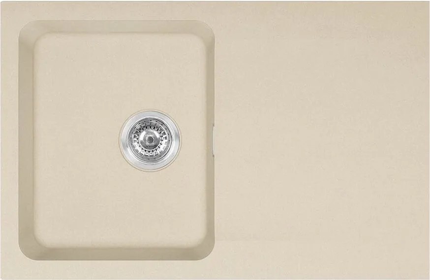 Chiuveta bucatarie compozit Franke Orion Avena 1 cuva cu picurator 78x50 cm tectonite finisaj bej mat