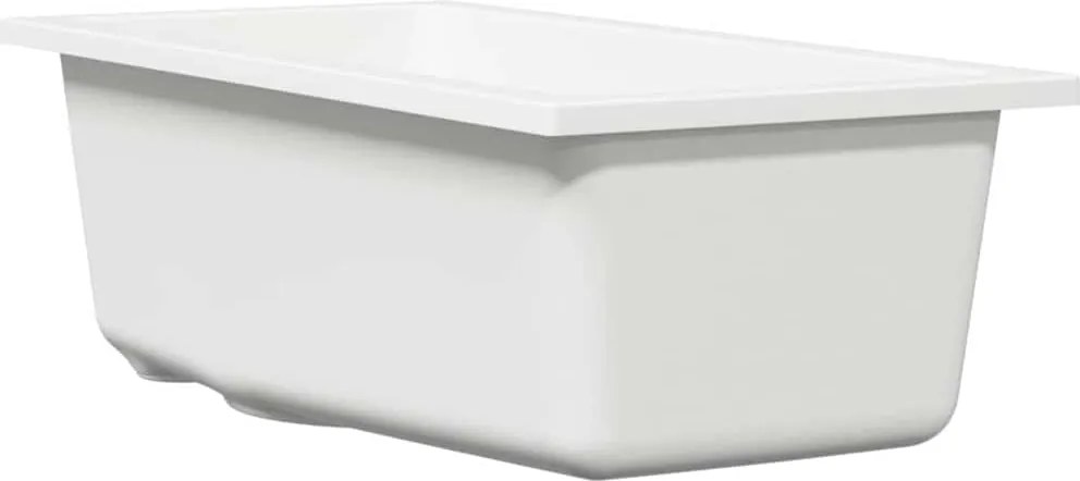 vidaXL Chiuvetă de bucătărie Alb 21 x 44 x 14 cm Granit