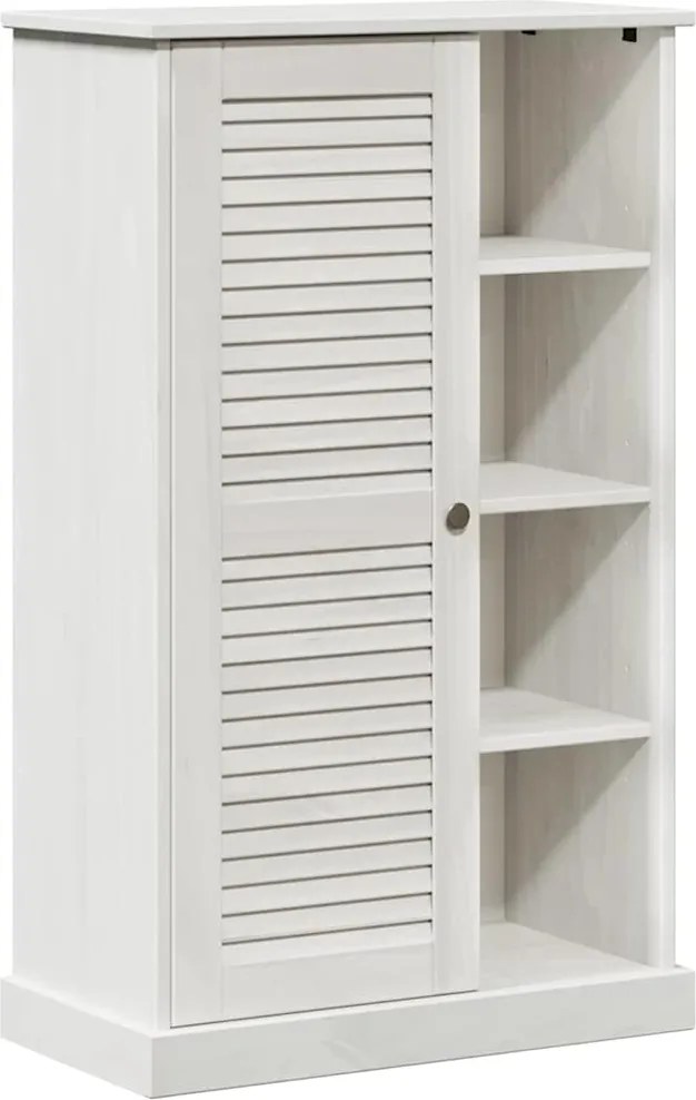 vidaXL Dulap de Baie cu raft VIGO Alb și Alb Antic 68 x 34 x 110 cm