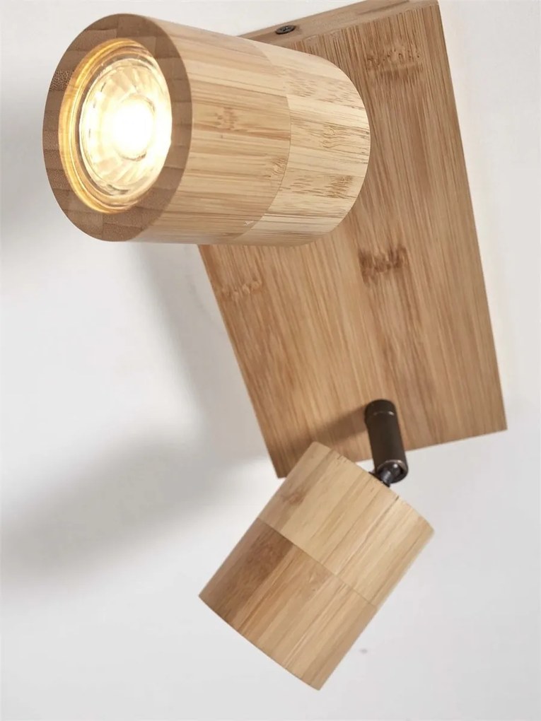 Plafoniera eco din bambus Java/2xGU10, natural