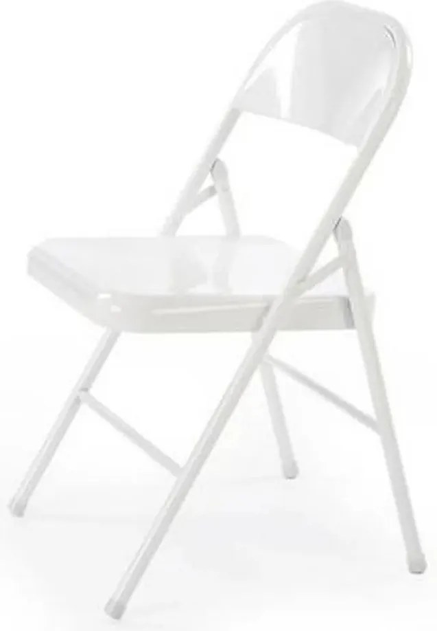 Scaun K565, alb, metal, 46x47x75 cm