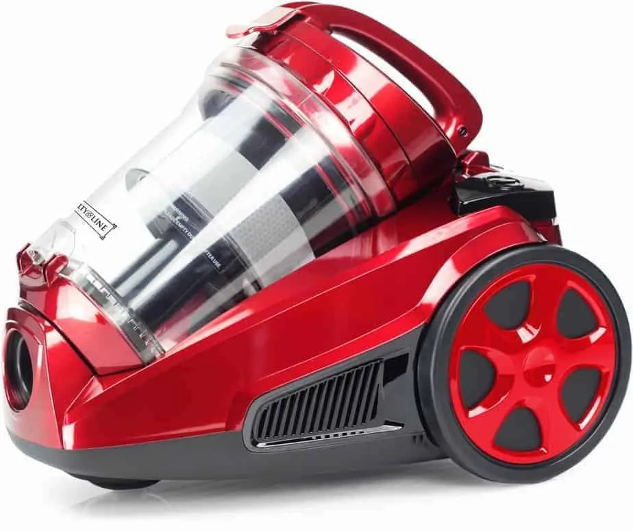 Aspirator fara sac Royalty Line RL-BSCM1400.60, 850W, 3 litri, Filtru HEPA, Ciclon, Rosu