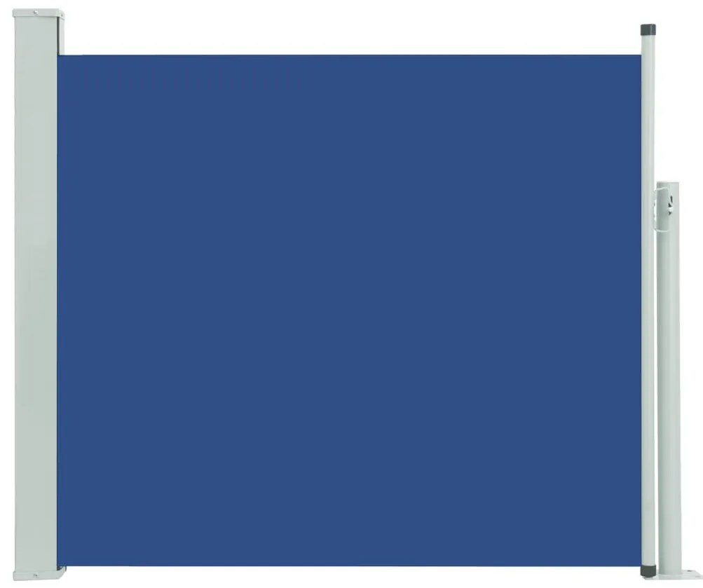 Copertina laterala retractabila terasa, albastru, 100x300 cm Albastru, 100 x 300 cm