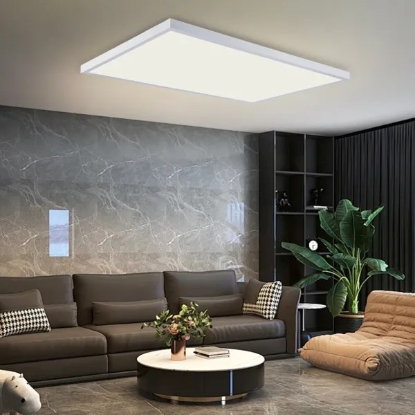 Brilagi - Plafonieră LED pentru baie FRAME LED/96W/230V 120x60 cm IP44 albă