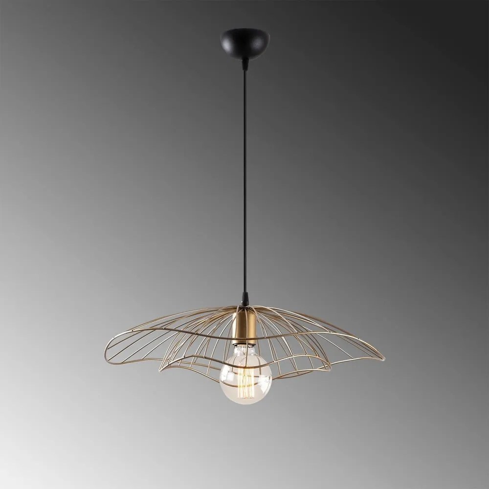 Lustră aurie ø 50 cm Farac – Opviq lights