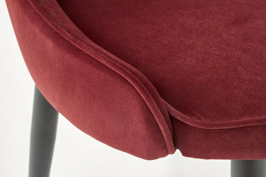 Scaun K366 velvet bordo