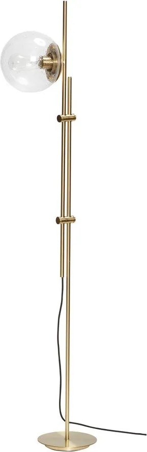 Lampadar alămiu cu abajur din sticlă (înălțime 147 cm) Bubble – Hübsch