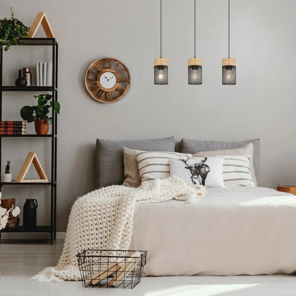 Lustra suspendata stil industrial Callum 3L