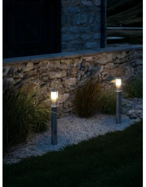 Nordlux - Lampă de exterior LINTON 1xE27/15W/230V IP54 argintie