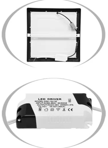 Ecolite LED-CSQ-CCT/25W/BI - Plafonieră LED RAFA 25W/230V albă