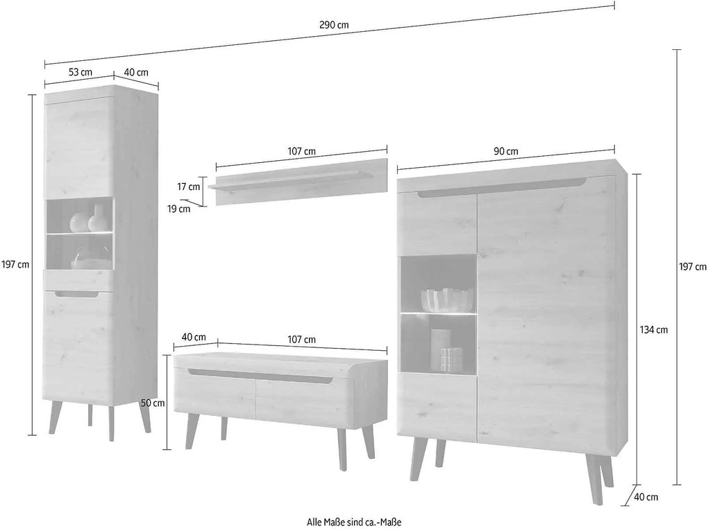 Set living 4 piese