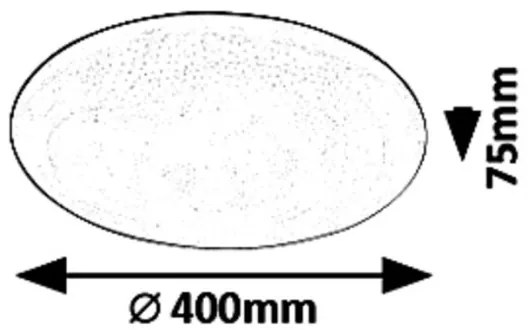 Rabalux 5445 DANNY - Plafonieră LED reglabilă, 36W/230V + telecomandă