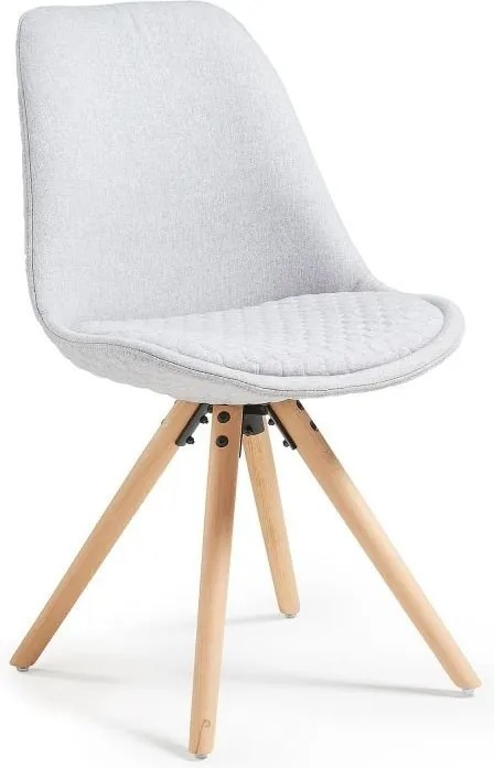 Scaun LARS tesatura gri deschis