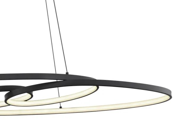 Lustră LED pe cablu Globo 67177-40 SPIRA LED/39W/230V 2700/4000/6500K