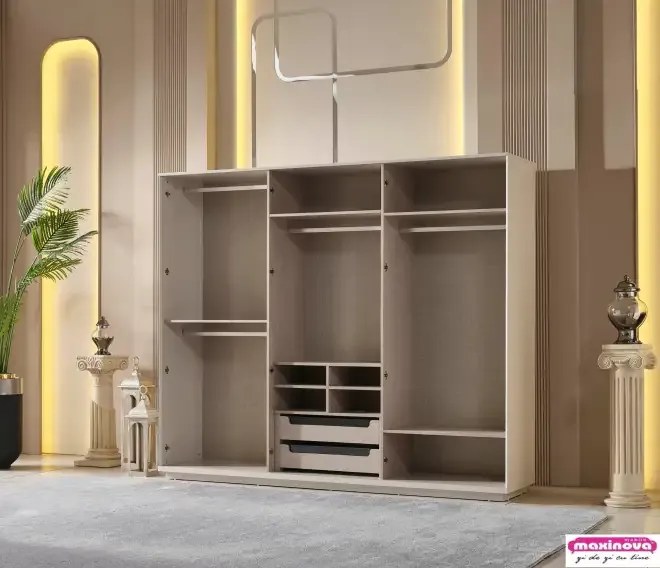 Mobilier dormitor dulap 6 usi,Parma