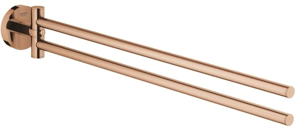 Grohe Essentials Suport prosop baie tip bara cu brate mobile, cupru (warm sunset)